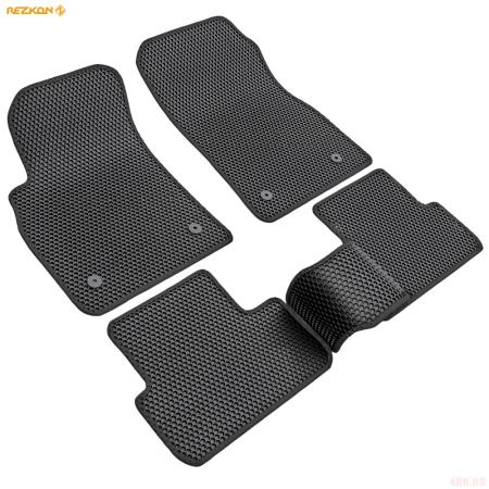 Коврики салона EVA cоты резиновые для Chevrolet Cruze (2009-2015) с черным кантом № 9112020101