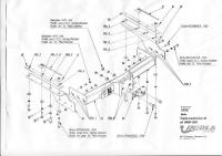 Фаркоп Imiola усиленный для Toyota Land Cruiser Prado 90 (1996-2002) № T.016