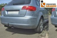 Фаркоп Aragon быстросъемный для Audi A3 8P Quattro (искл. S-Line) (2003-2008) № E0402BV