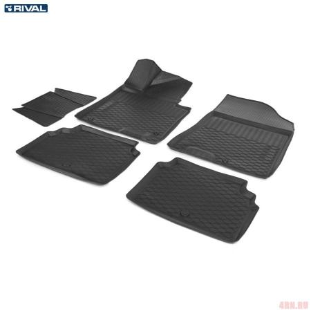 Коврик салона Rival для Hyundai Sonata (2020-2025) № 12313001