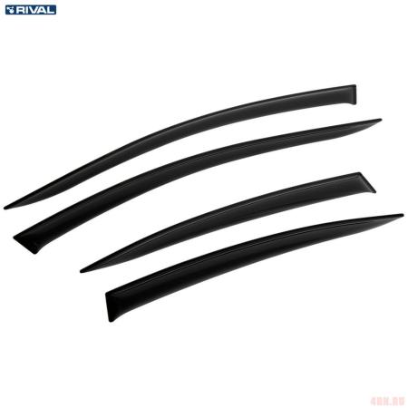 Дефлекторы окон для Mazda 3 седан (2019-2025) № 33801002