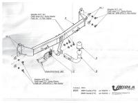 Фаркоп Imiola для BMW 5-Серия (2010-2016) кроме M твердое крепление № B.020