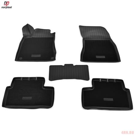 Коврики салона Norplast 3D комбинированные для Mercedes CLA-Class (C118) (2019-2025) № NPA11-C56-055-CM