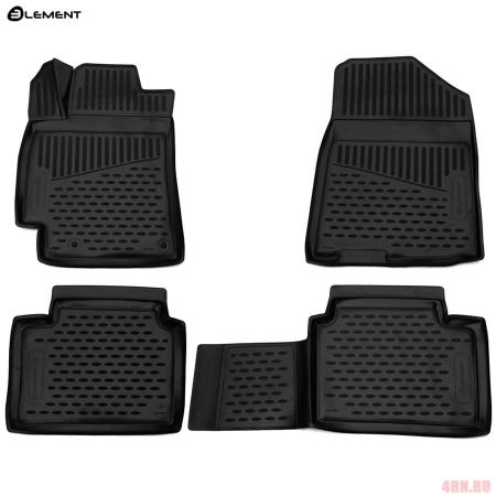 Коврики в салон Element 3D для Kia Cerato (2018-2025) № ELEMENT3D2568210