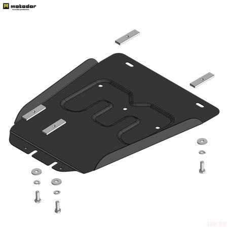 Защита КПП для Sollers ST6 (2023-2025) № 78310