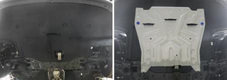 Защита двигателя и КПП для Kia Optima (2016-2020) № 333.2837.1