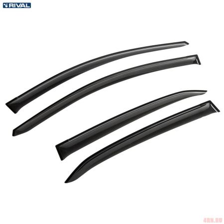 Дефлекторы окон Rival Premium для Toyota Corolla E160 седан (2013-2018) № 35702001