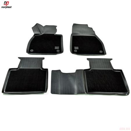 Коврики салона комбинированные для HONGQI HS3 (2023-2025) № NPA11-C302-400-CM