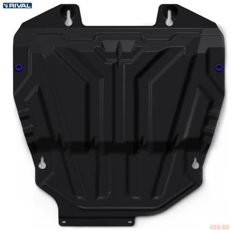 Защита картера и КПП для Toyota RAV4 (2019-2025) № 111.9534.1