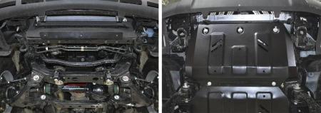 Защита радиатора для Foton Tunland 4WD (2017-2018) № 111.4401.1