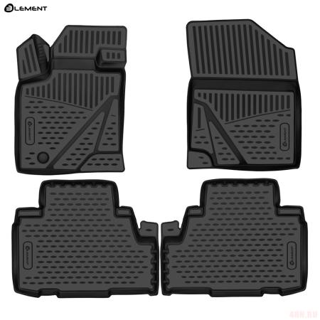 Коврики 3D салона для Changan CS75 Plus (2022-2025) 5 мест. № ELEMENT3DA67630210k
