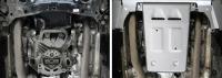 Защита КПП и раздаточной коробки для Audi A8 (2017-2025) № 333.0347.1