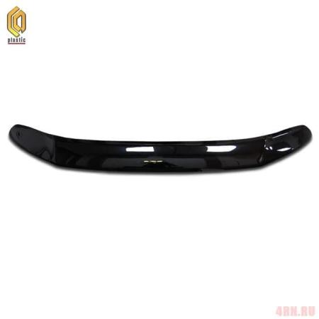 Дефлектор капота CA Plastic "Exclusive" Classic черный для Volkswagen Transporter Т6 (2016-2025) № 2010060111781