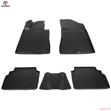 Коврики салона Norplast 3D для Hyundai Sonata (DN8) (2020-2025) № NPA11-C31-630