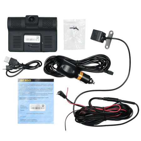 Видеорегистратор INTEGO VX-315DUAL HD,3 камеры, монитор 3,9"