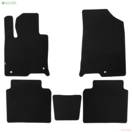 Коврики салона текстильные Premium для Kia Optima (2018-2020) 5 шт. № KLEVER05255322110kh