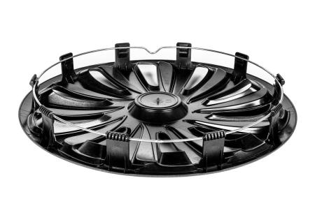 Колпаки колесные MICHELIN 14", "Калибр", серебристо-черные, 4 шт. № 300236