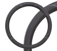 фотографии оплетка из искусственной кожи с перфорацией (черный) m 38см awc-sl-01m