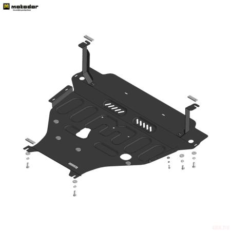 Защита двигателя и КПП для Geely Okavango (2023-2025) № 74208