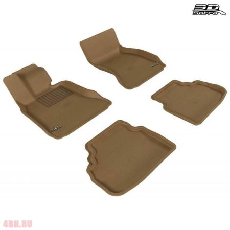 Коврики салона Sotra Liner 3D Lux бежевые для BMW 5-Серия F10 седан RWD (2010-2013) № ST 74-00439