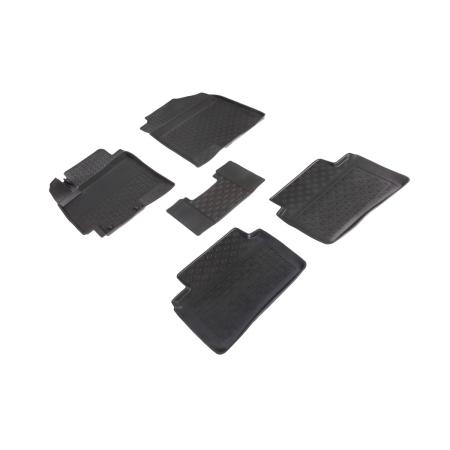 Коврики салона с высоким бортом для Hyundai Solaris седан (2017-2022) № 88211