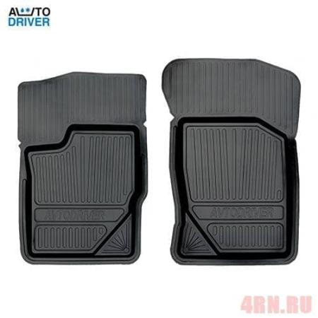 Коврики салона Avtodriver Jet передние резиновые для Lada (ВАЗ) Granta (2011-2018) № ADRJET014