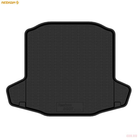 Коврик в багажник Rezkon для Skoda Rapid (2014-2017) с карманами № 5030020110