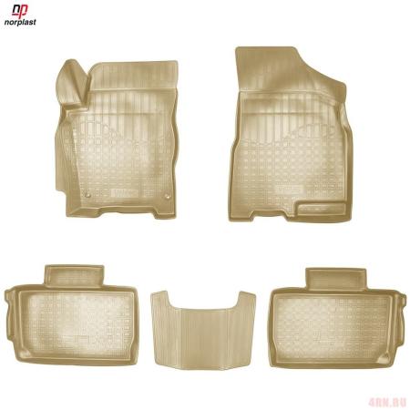 Коврики салона для Chery Tiggo 2 (2017-2020) бежевые № NPA11-C11-710-B