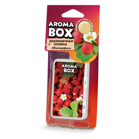 Ароматизатор Aroma Box земляничная поляна B-4
