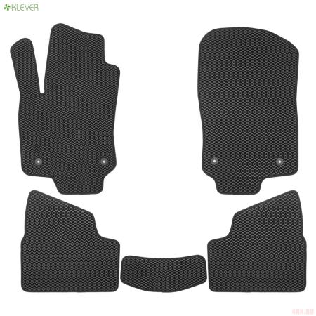 Коврики салона EVA для Opel Astra H (2004-2012) с черной окантовкой 5 шт. № EVA.B.0503701722110k