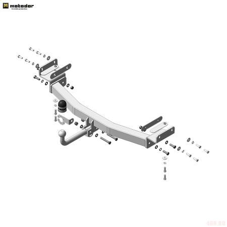 Фаркоп для Hyundai Tucson (2021-2024) № 90919-A