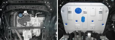 Защита двигателя и КПП для Chevrolet Traverse 4WD (2017-2024) № 333.0811.1