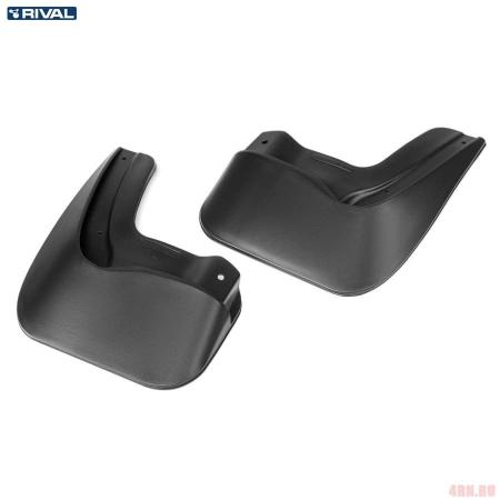 Брызговики задние для Lada (ВАЗ) Largus универсал (2019-2024) для автомобилей с ворсовыми подкрылками № 26003004