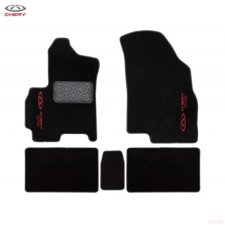 Коврики салона текстильные (Юбилейная серия 15 лет в РФ) оригинальные для Chery Tiggo 4 (2018-2025) № CHERY0221