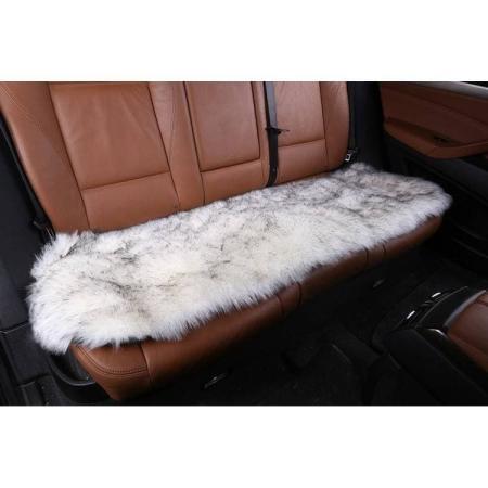 Накидка на заднее сиденье, (искусственный длинный ворс) 1 шт № ID000HT