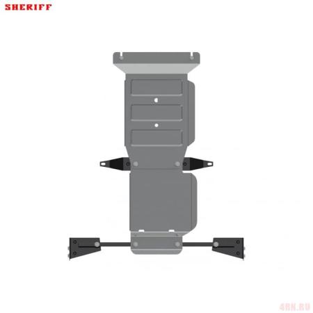 Защита КПП для Mitsubishi Pajero Sport (2016-2025) № 14.2999