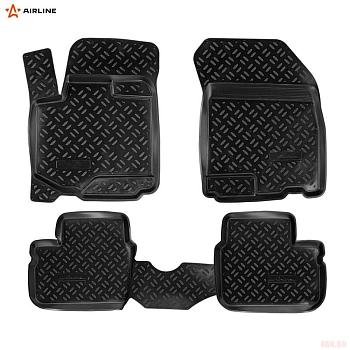 Коврики салона для Suzuki SX4 Classic (2006-2013) с высоким бортом № ACM-PS-64