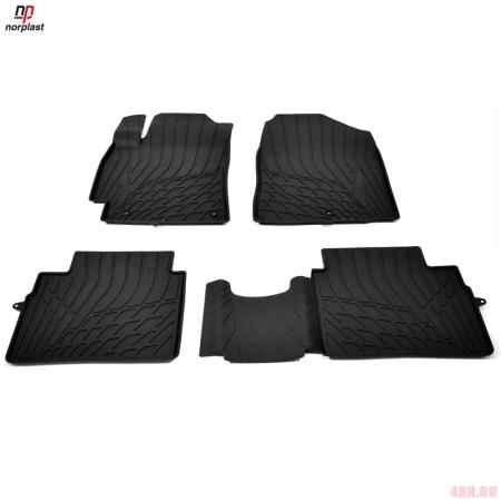 Коврики салона Norplast литьевые для Hyundai Elantra (2016-2020) № NP11-LdC-31-063