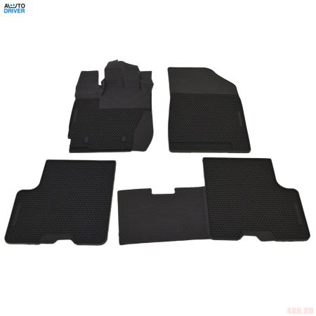 Коврики салона резиновые EVA соты для Renault Arkana (2019-2025) № EVTS.0534