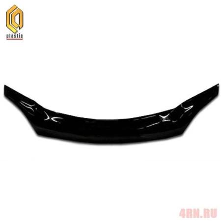 Дефлектор капота CA Plastic "Exclusive" Classic черный для Nissan X-Trail (2011-2014) № 2010060109474