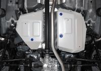 Защита топливного бака для Jeep Compass 4WD (2017-2025) 2 части № 333.2742.1