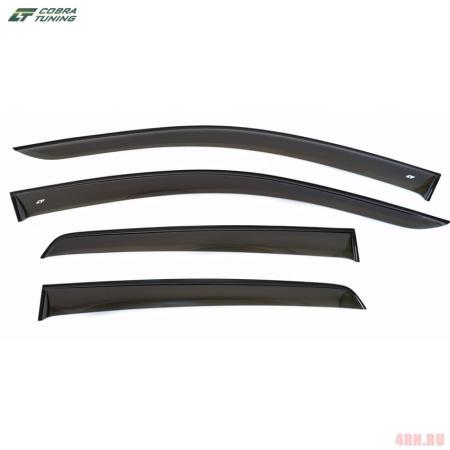 Дефлекторы боковых окон Cobra для Ford Focus седан, хэтчбек 5дв. (1999-2004) № F30598