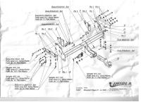 Фаркоп Imiola под квадрат для Mitsubishi Pajero 4 (2008-2021) № Y.201