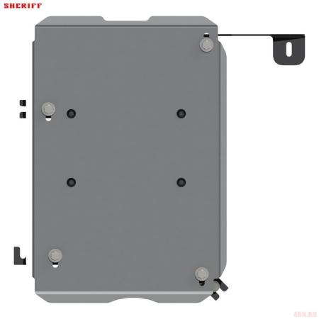 Защита топливного бака для Renault Duster (2012-2014) № 18.2606