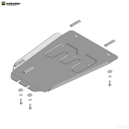 Защита КПП для JAC T8 (2023-2025)/T8 Pro (2020-2025) № 348303
