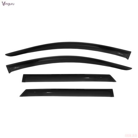 Дефлекторы боковых окон для Hyundai Tucson (2016-2020) № AFV90738