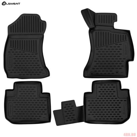Коврики 3D салона для для Subaru Forester (2013-2018) № ELEMENT3DA0N014210