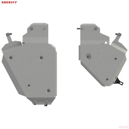 Защита топливного бака для Audi Q8 (2019-2025) № 02.3885