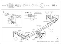 Фаркоп Galia для Opel Corsa D (2006-2010) № F101A