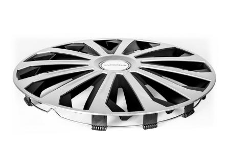 Колпаки колесные MICHELIN 16", "Космо", серебристо-черные, 4 шт. № 300272